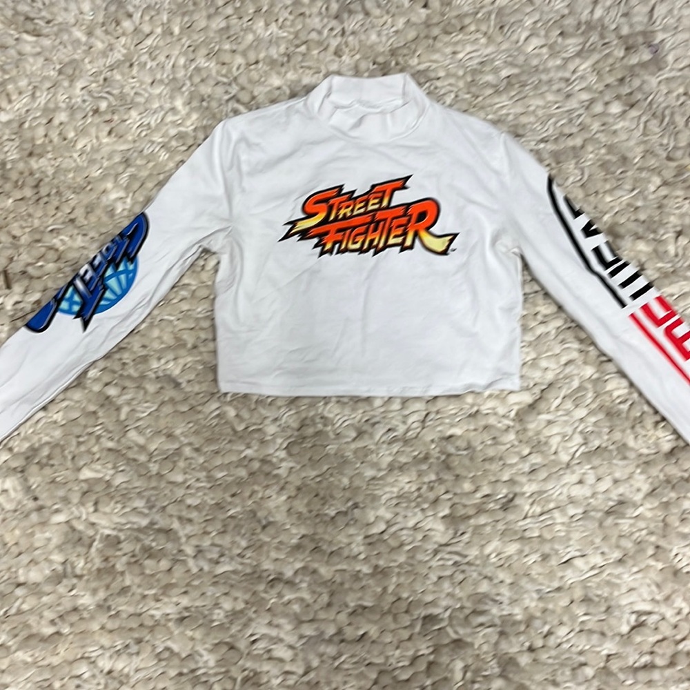 shein long sleeve crop top
